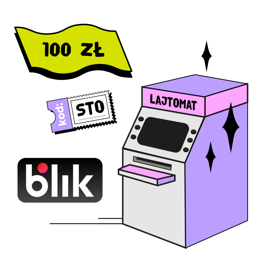 lajtomat - 100 zł na start w lajt mobile